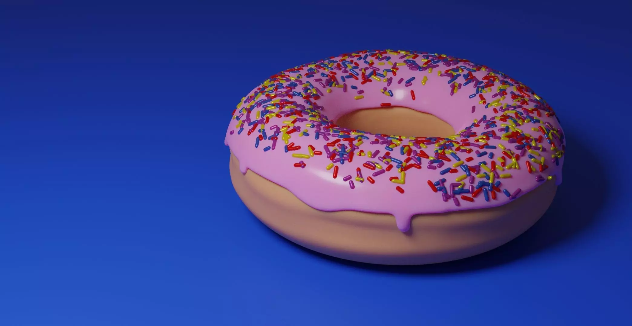 donut free blender Free 3D model_0