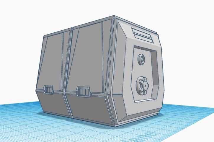 Star Wars Jedi Fallen order crate 3D print model_6