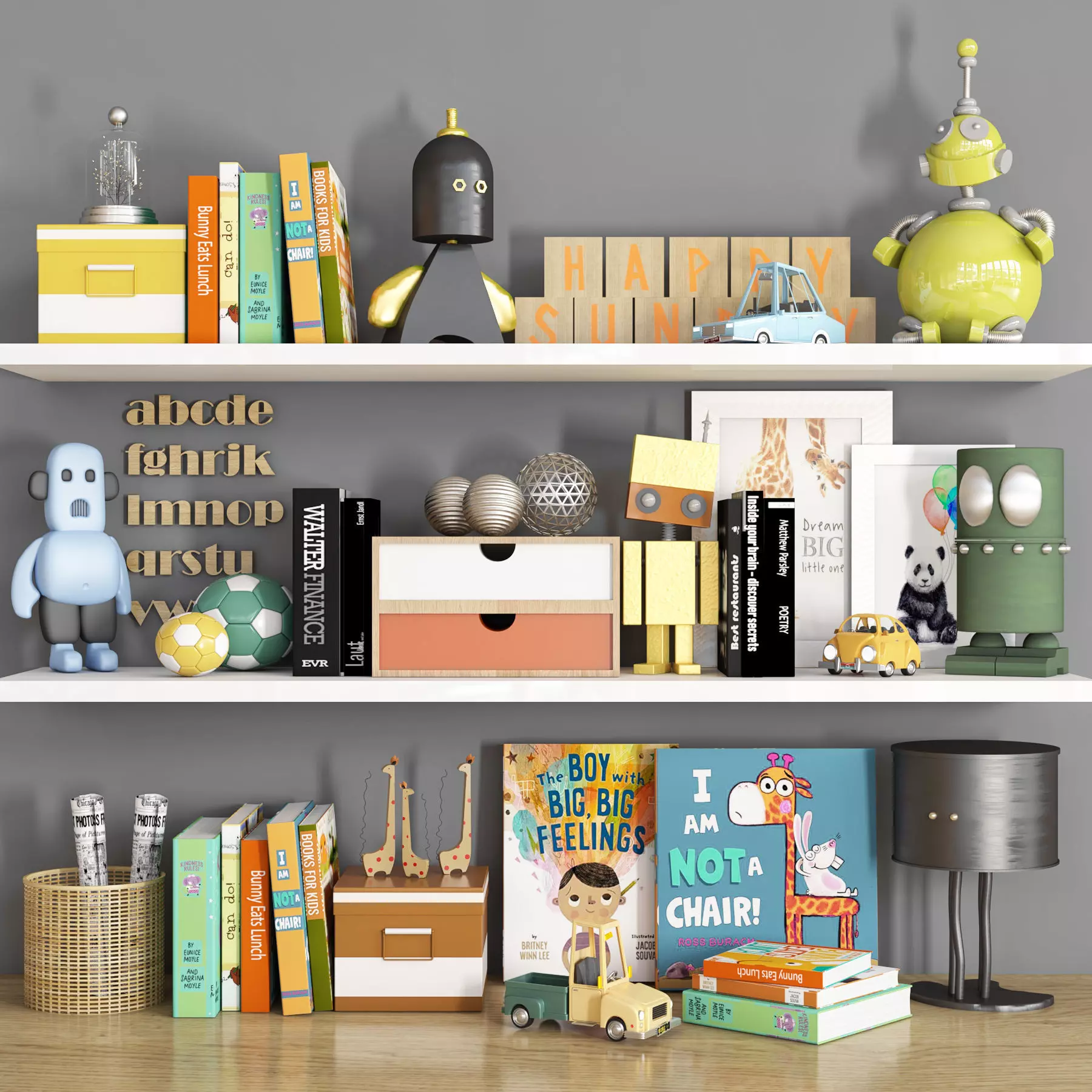 decorative set 30 3D model