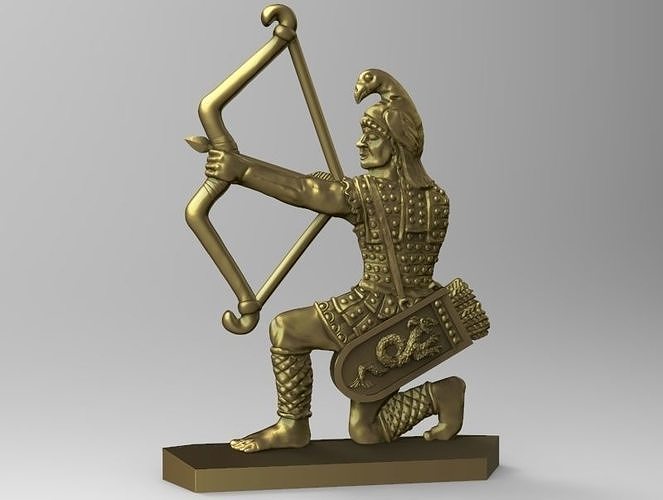 greek archer 2 3D print model