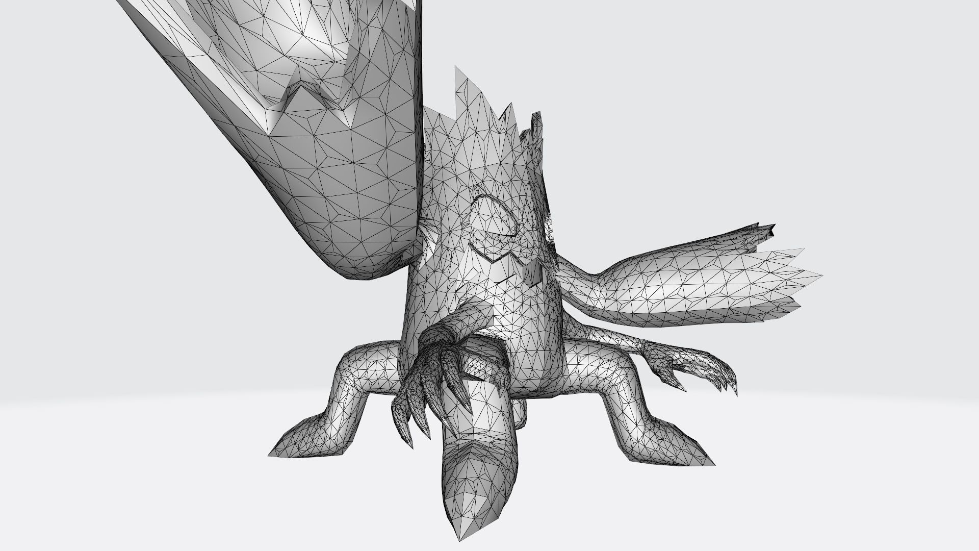 Woodmon tree stump with hole in it 3D print model_8