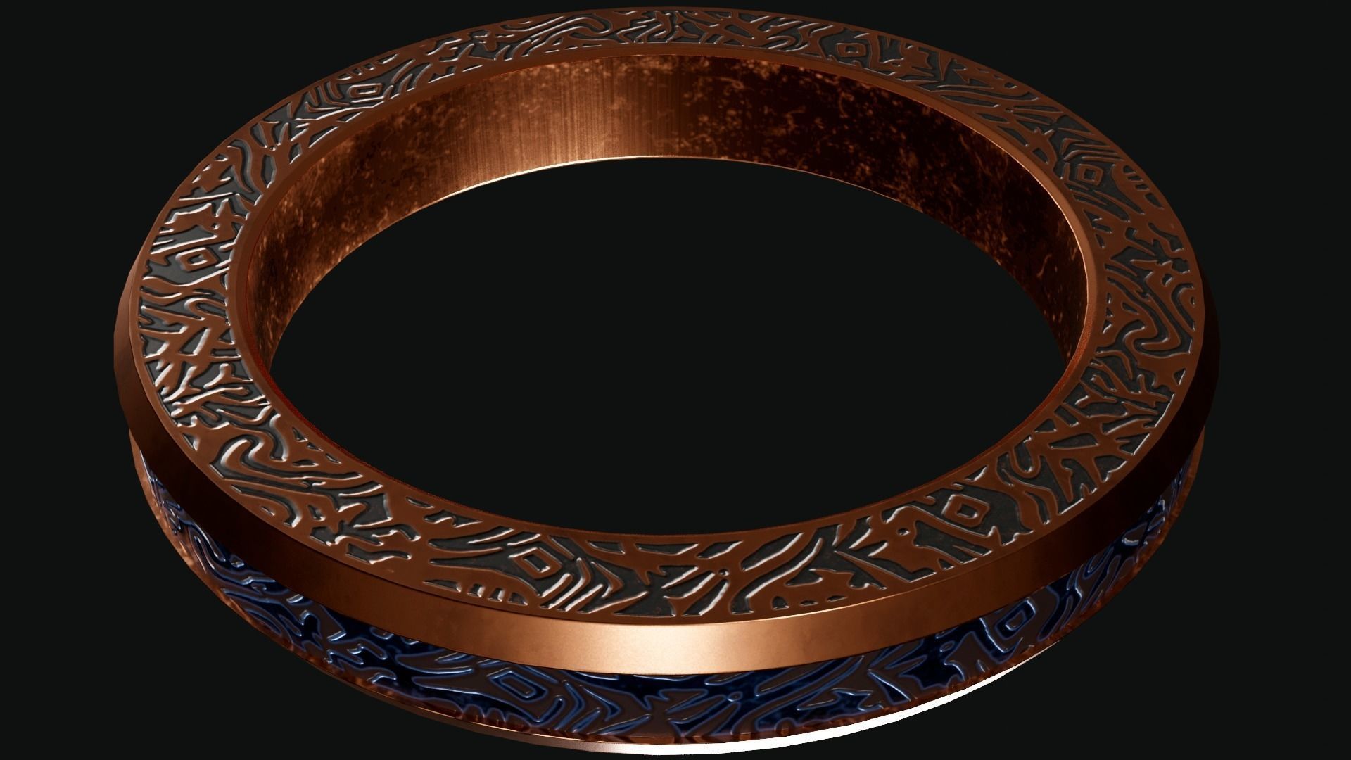 10 Ring Shang-Chi Low-poly 3D model_0