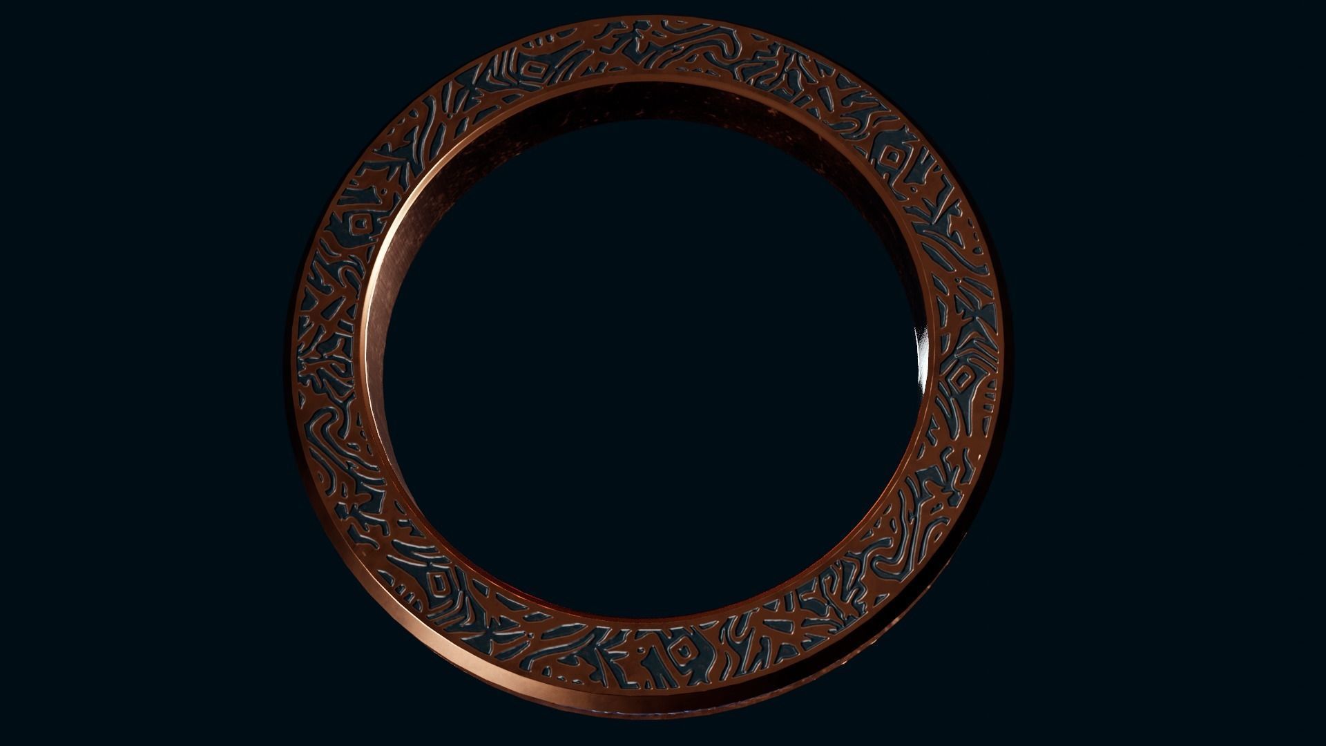 10 Ring Shang-Chi Low-poly 3D model_10