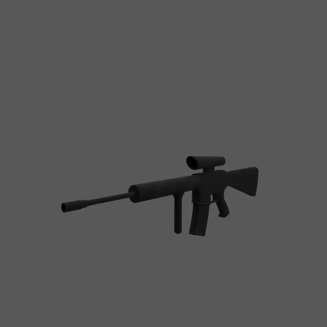 shooter Free low-poly 3D model