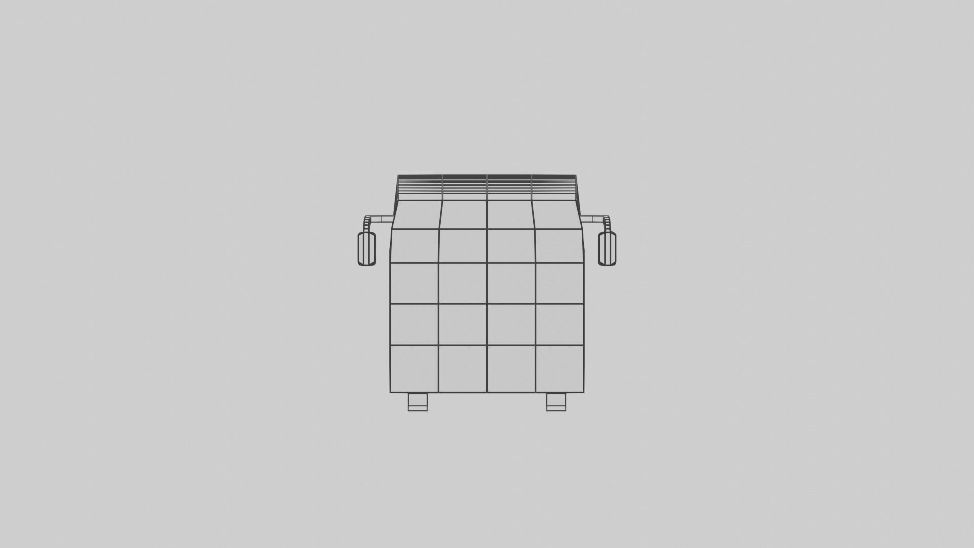 Low-poly Touring Coach Low-poly 3D model_9