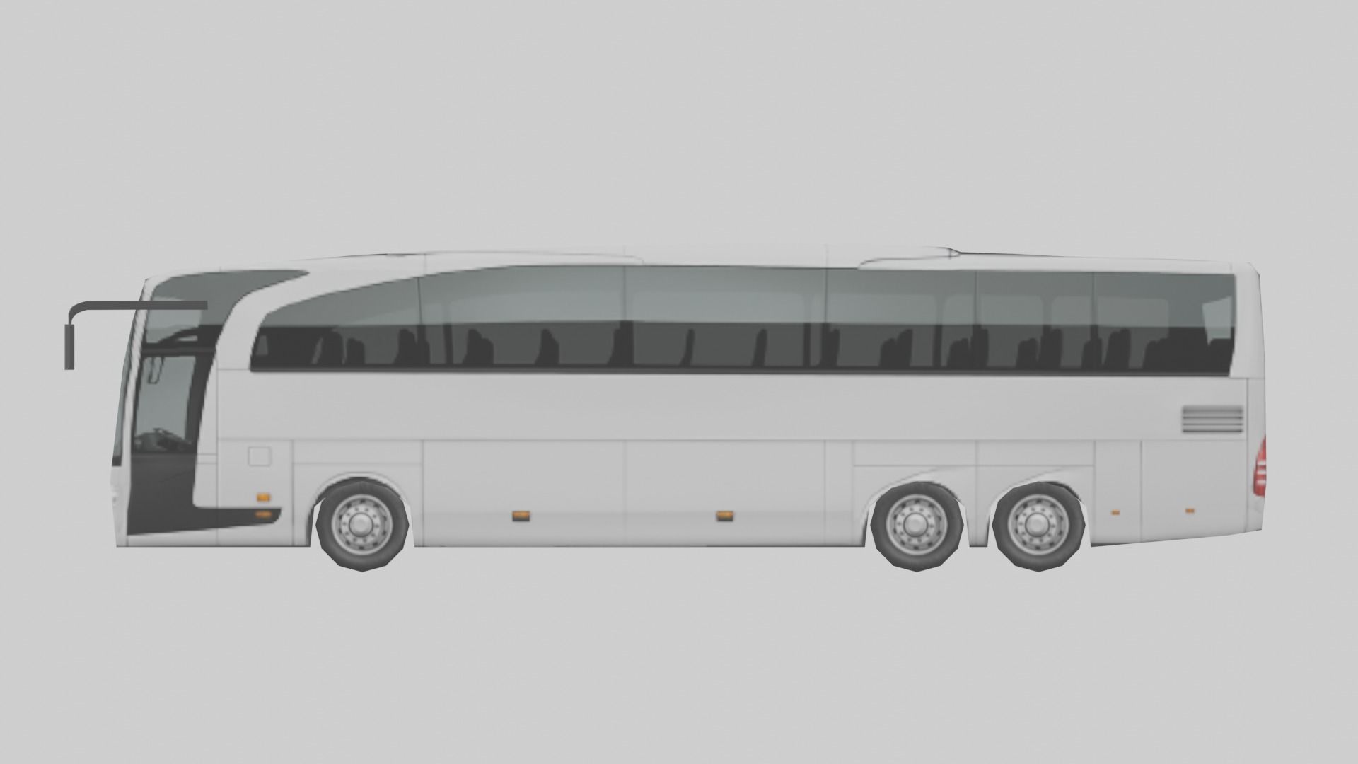 Low-poly Touring Coach Low-poly 3D model_10