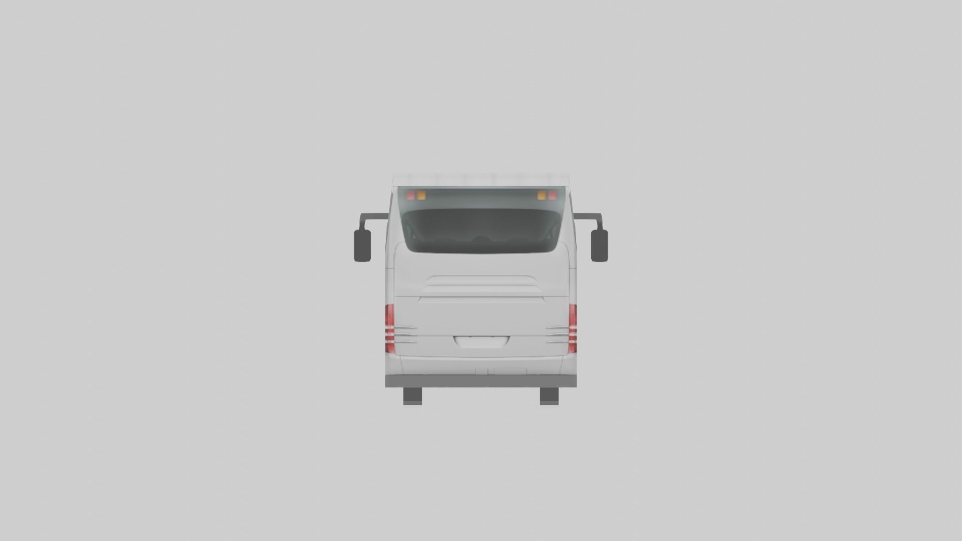 Low-poly Touring Coach Low-poly 3D model_14