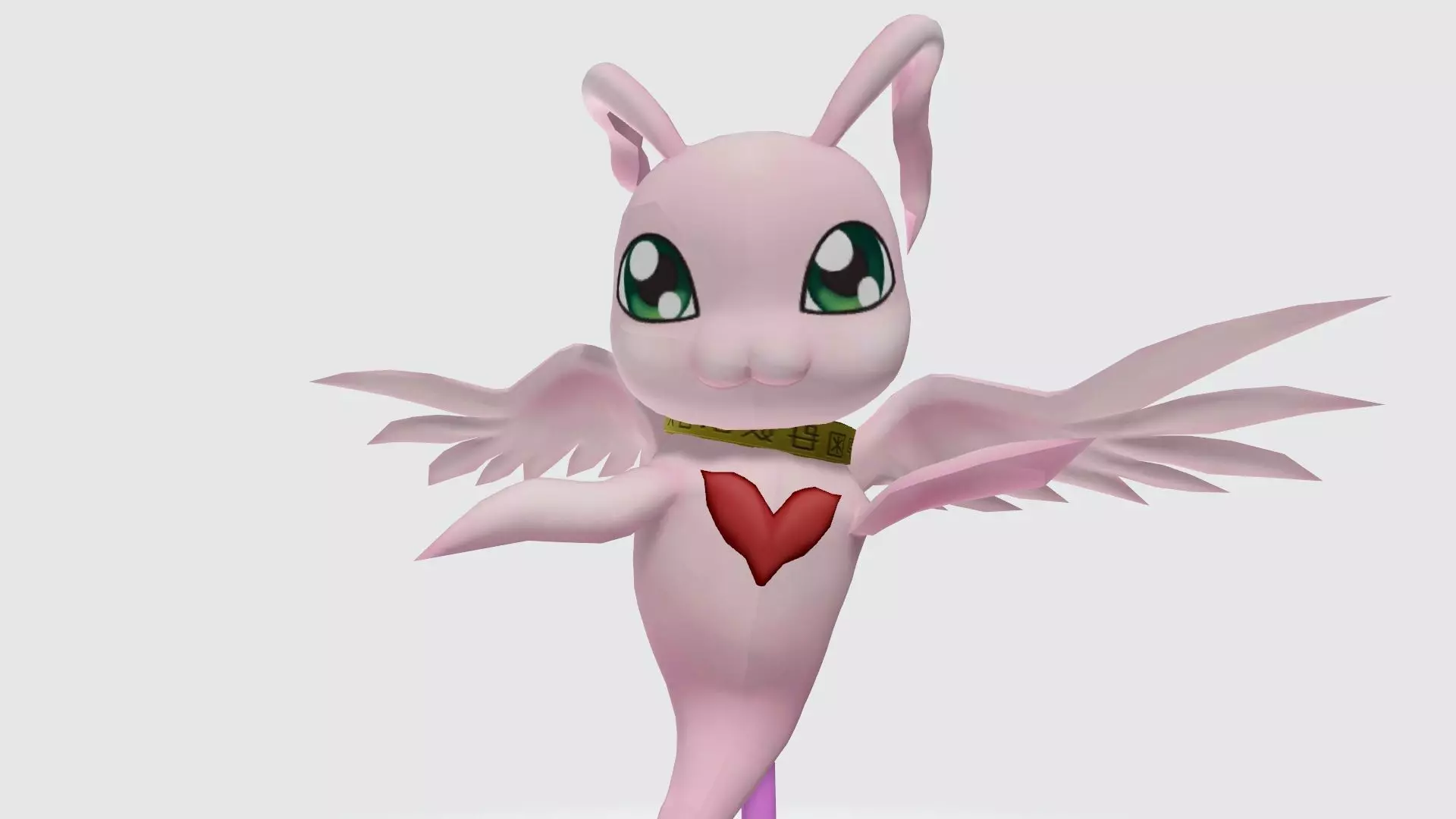 MarineAngemon bunny with wings Free 3D print model
