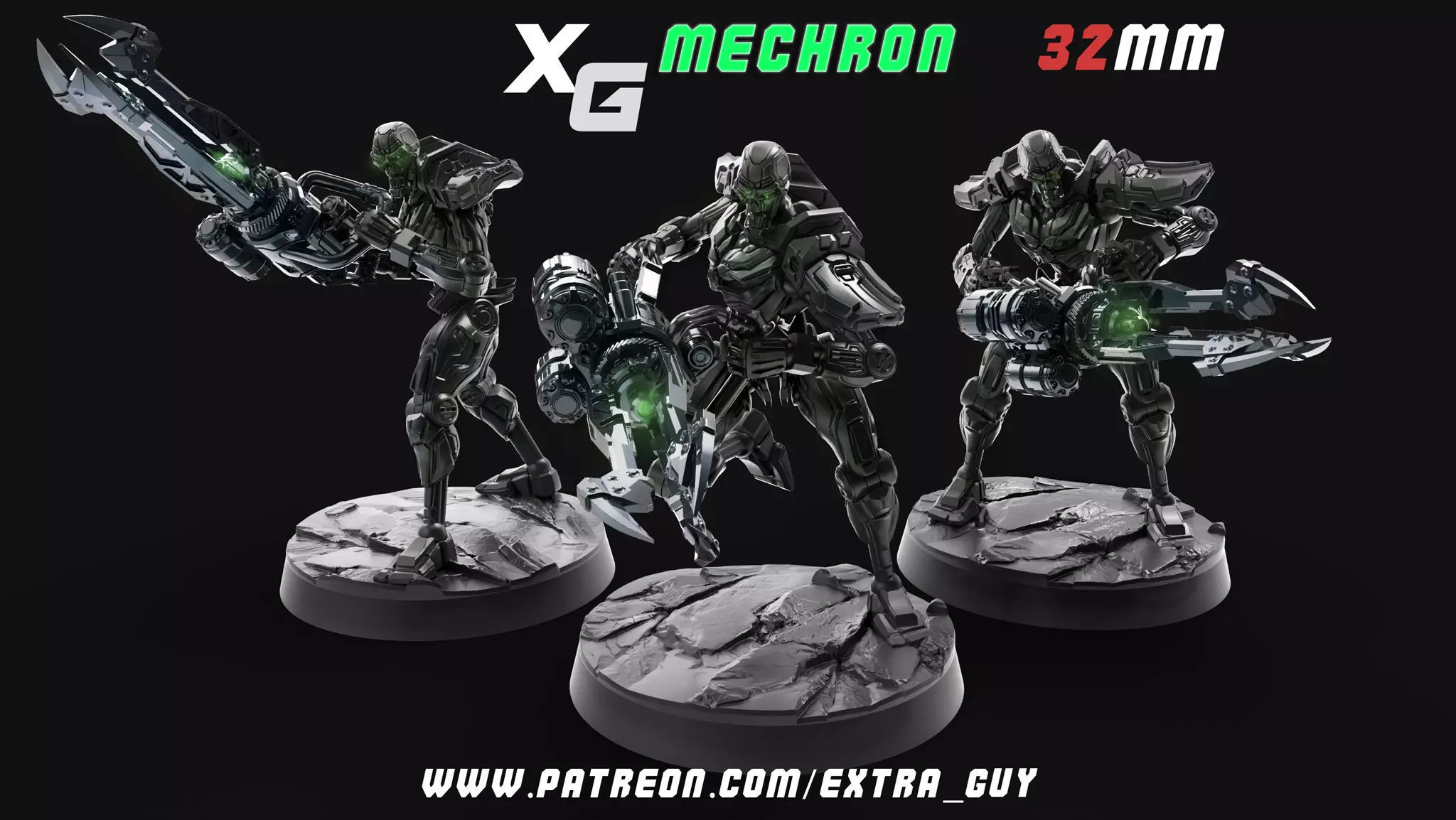 Mechron Mechanized Army 3D Print 32mm 3D print model