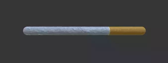 low-poly cigarette