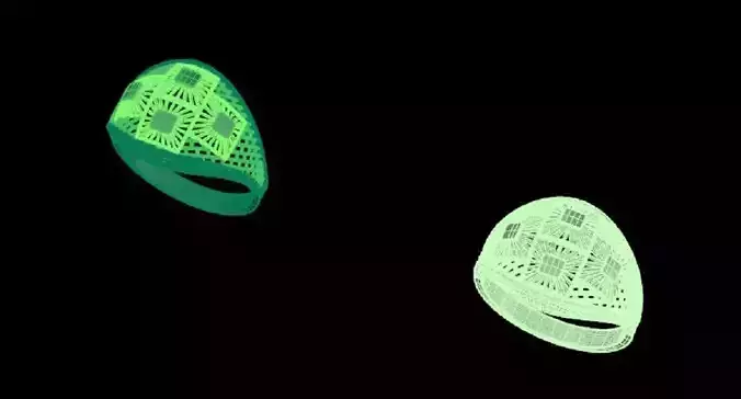 Ring 5 two glowing rings