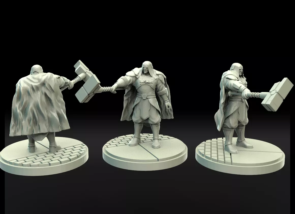 Marvel crisis protocol ronan presupported included 3D print model