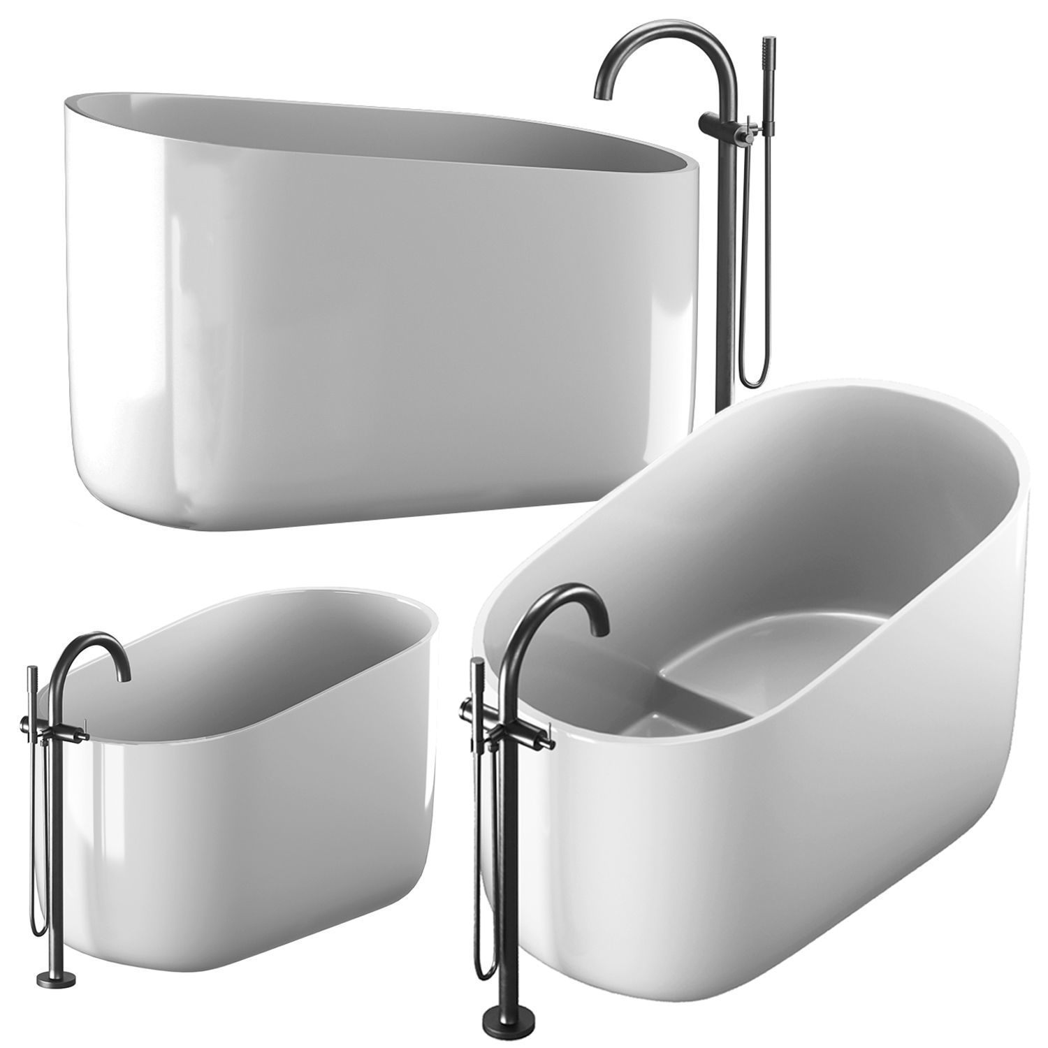 Bathtub Rexa 3D model_2