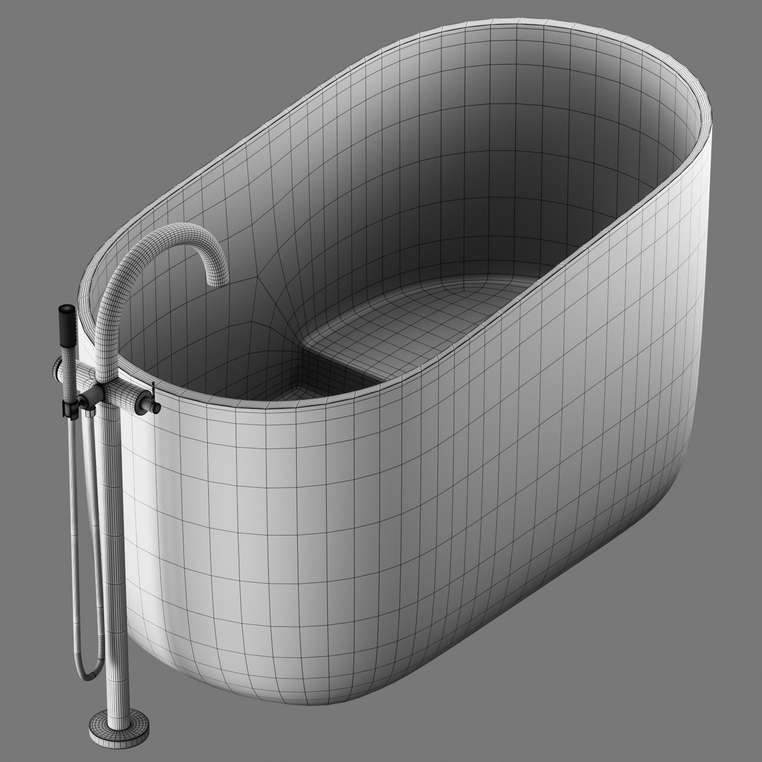 Bathtub Rexa 3D model_7