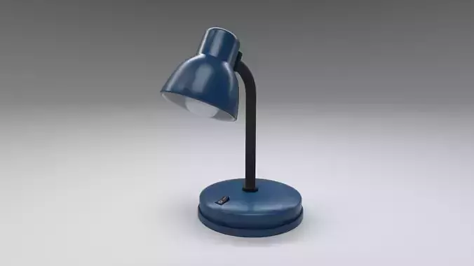 Modern table lamp blue