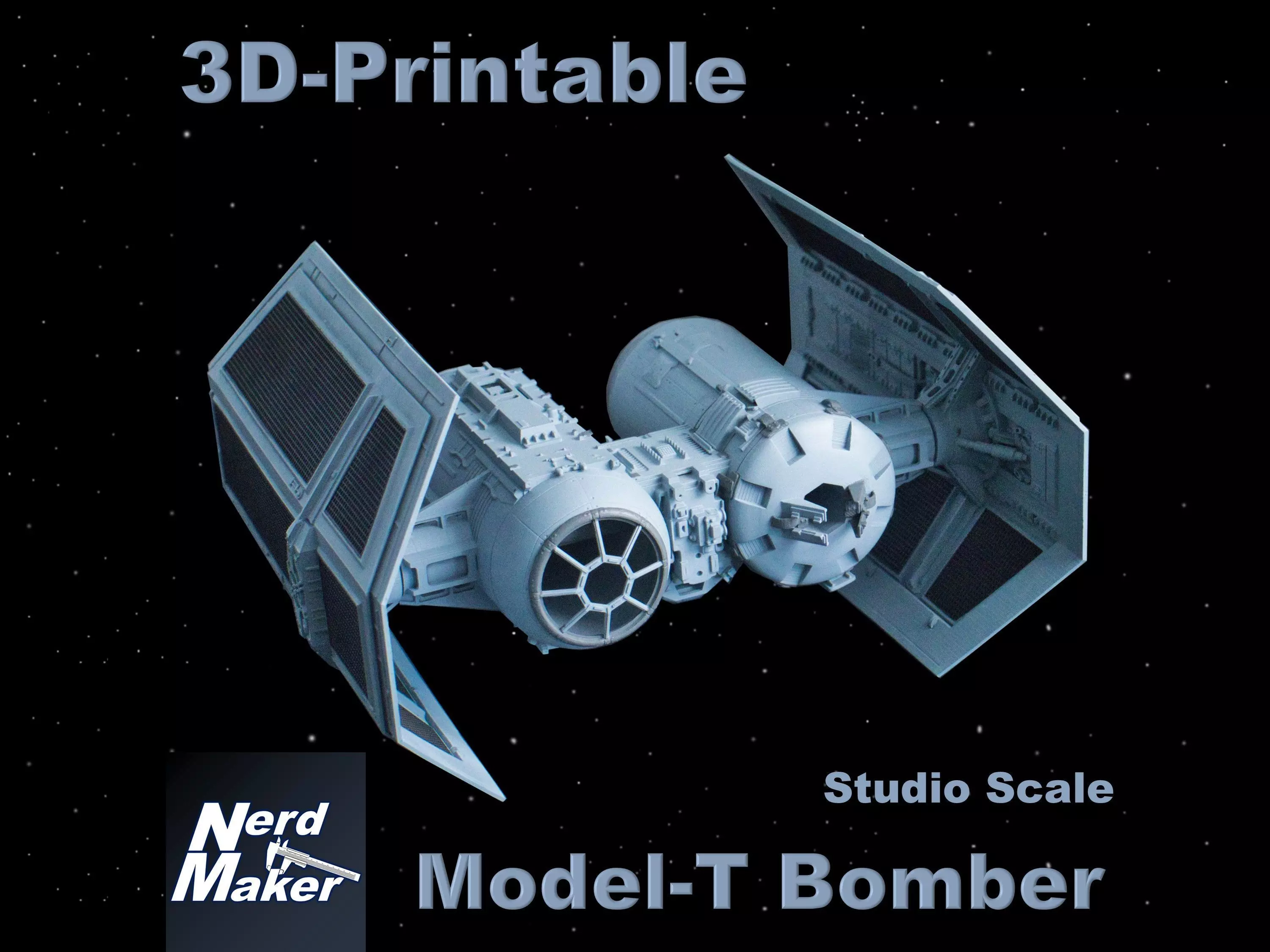 Model-T Bomber Studio Scale -  3D print model_0
