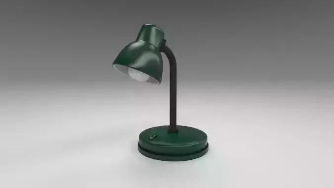 Modern table lamp green