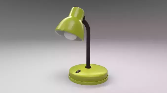 Modern table lamp yellow