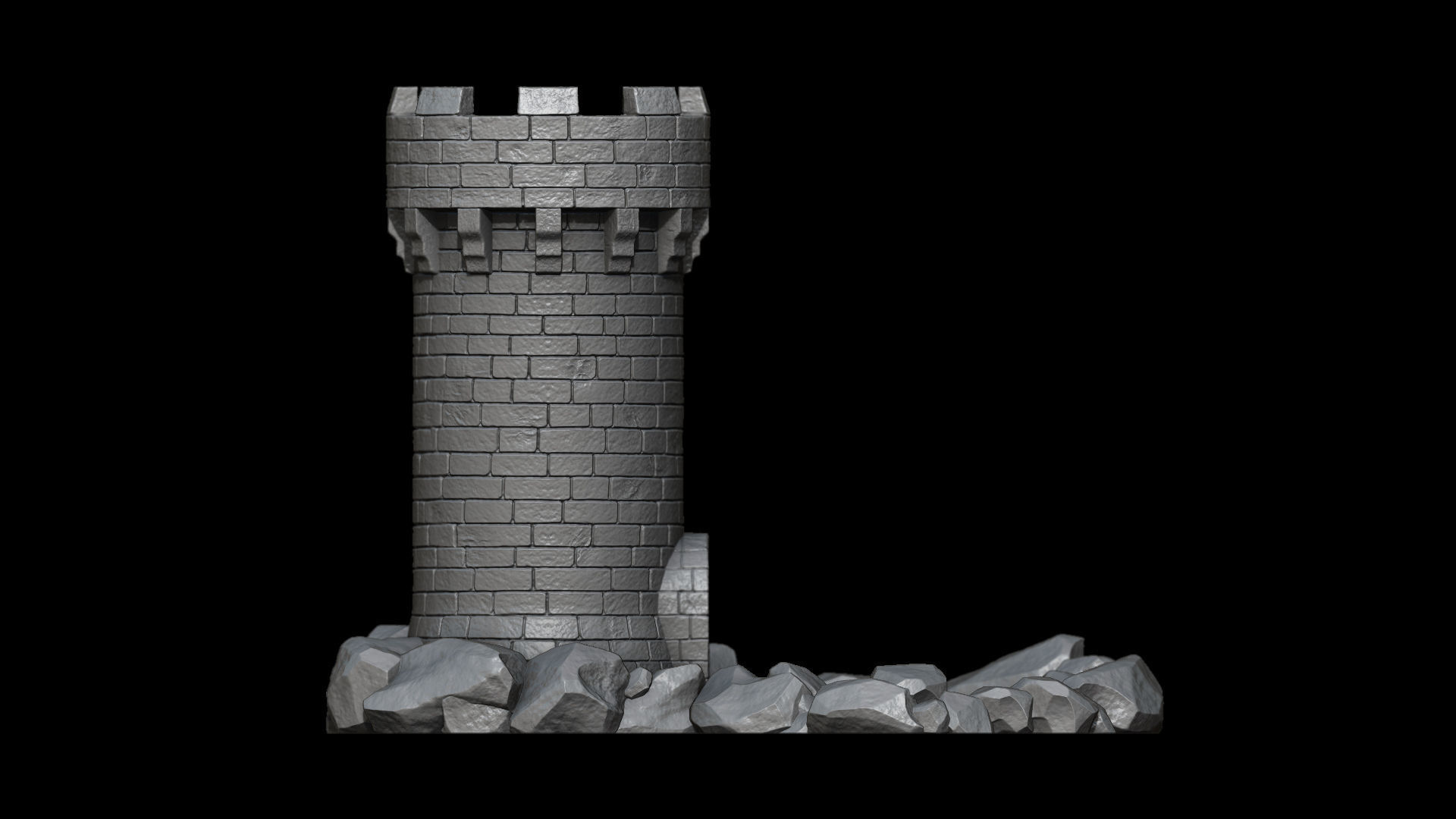 Medieval Dice Tower 3D print model_2