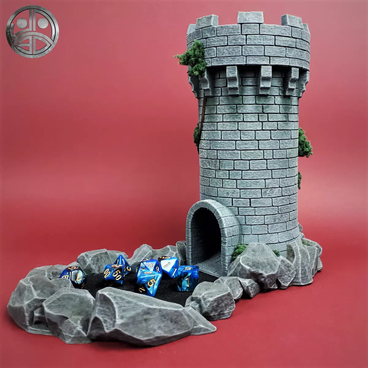 Medieval Dice Tower 3D print model_0