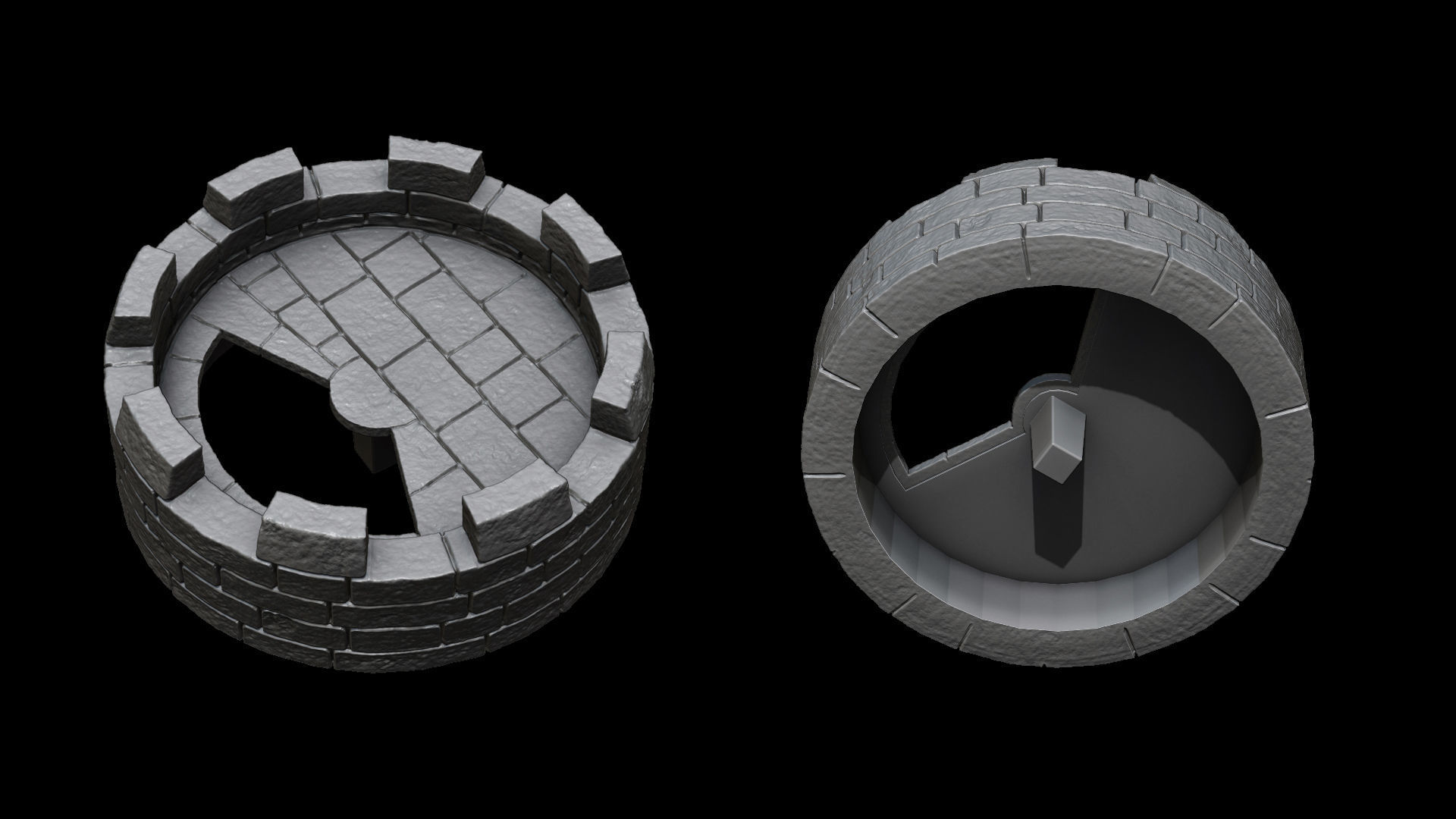 Medieval Dice Tower 3D print model_7