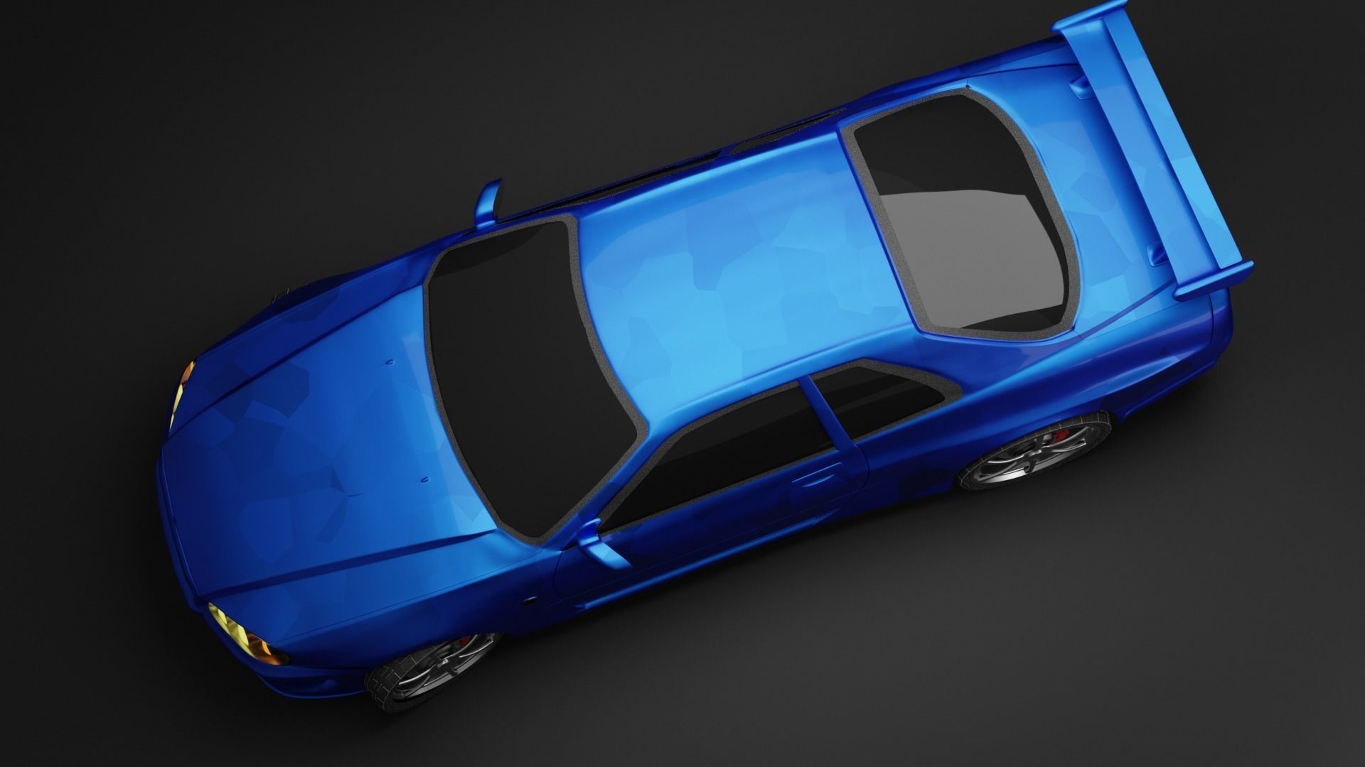 Nissan Skyline GTR R34 3D model_3