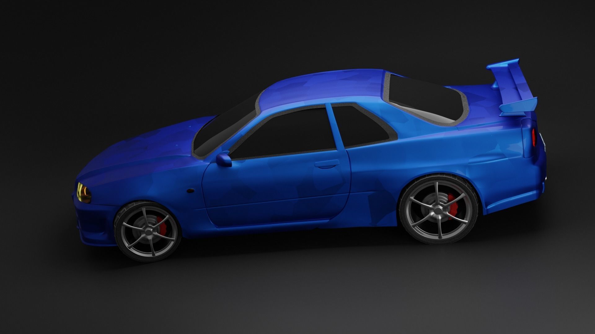 Nissan Skyline GTR R34 3D model_2
