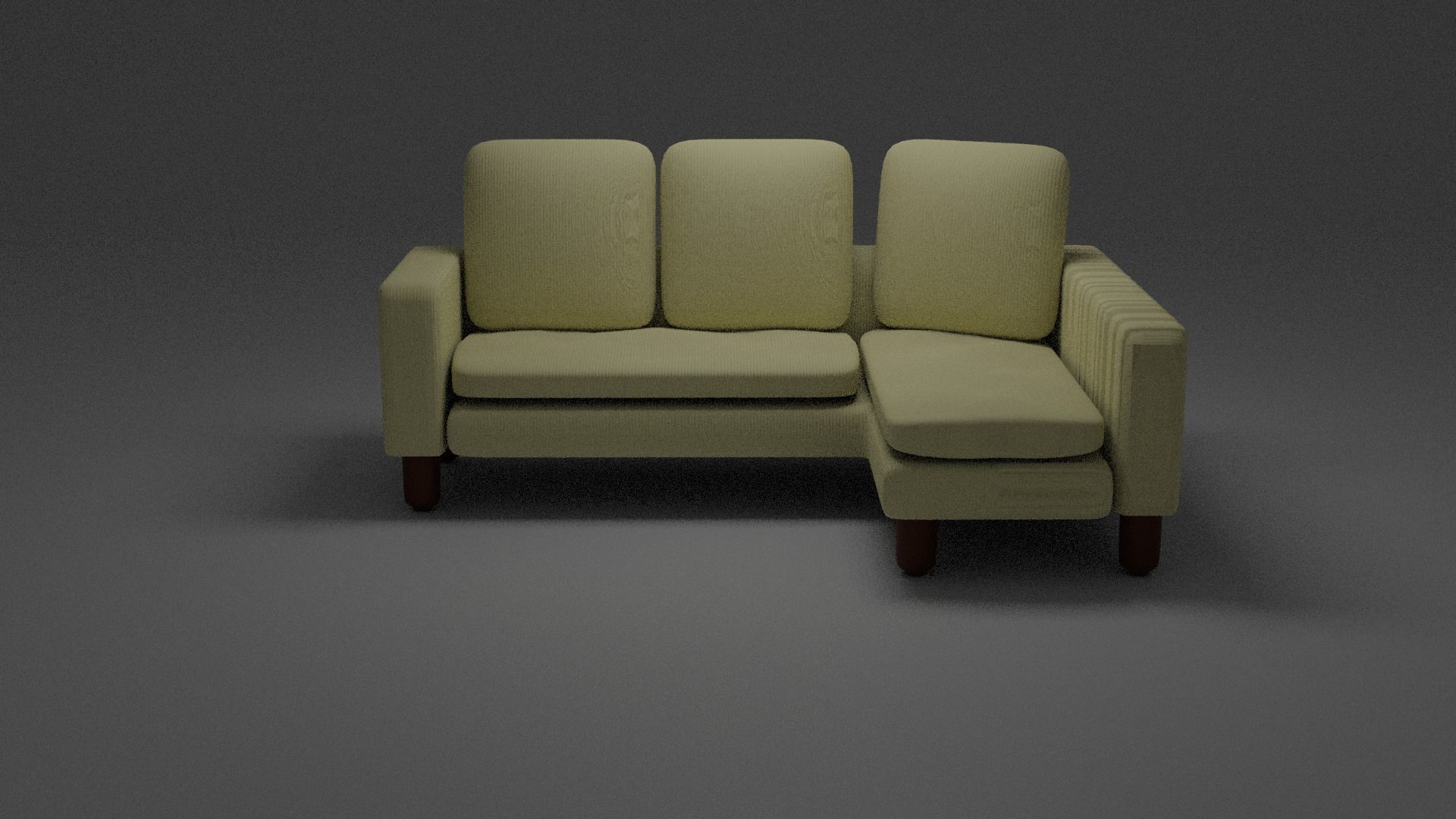 couch corner sofa Free low-poly 3D model_2