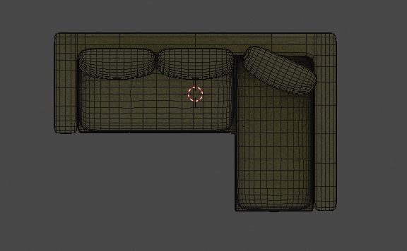 couch corner sofa Free low-poly 3D model_6
