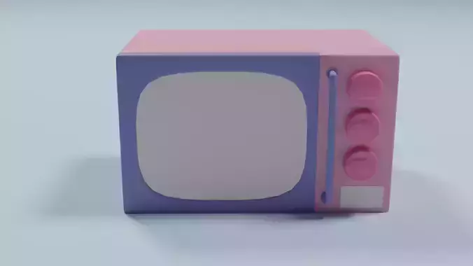 Oven 3d Model toy tv