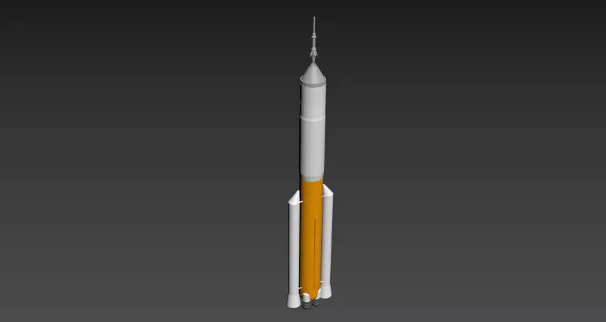 SLS Block I 3D model