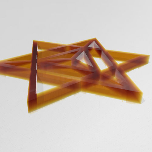 GEOMETRIA SAGRADA - ESTRELLA TETRAEDRICA MERKABA 3D print model_15