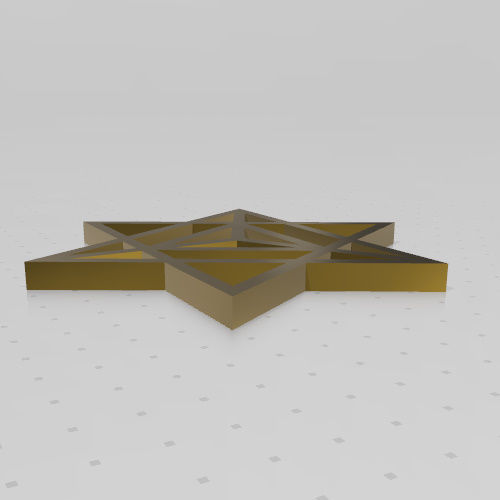 GEOMETRIA SAGRADA - ESTRELLA TETRAEDRICA MERKABA 3D print model_5