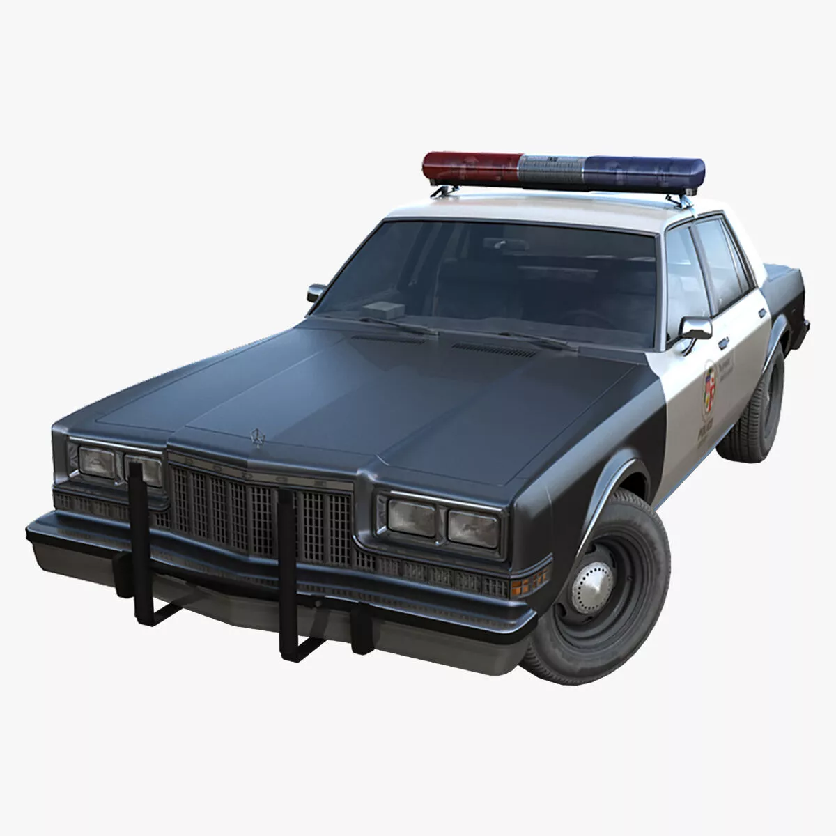 Dodge police interceptor Low-poly 3D model