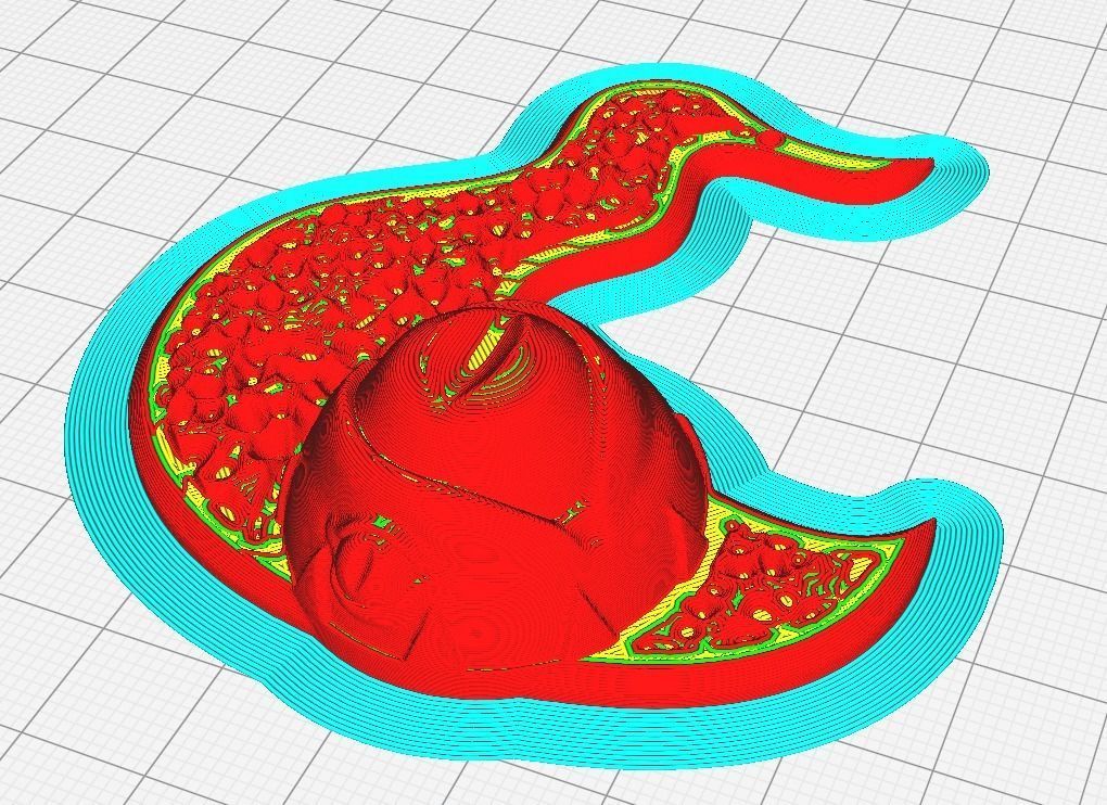 Tzeentch Chaos God symbol pendant 3D print model_6