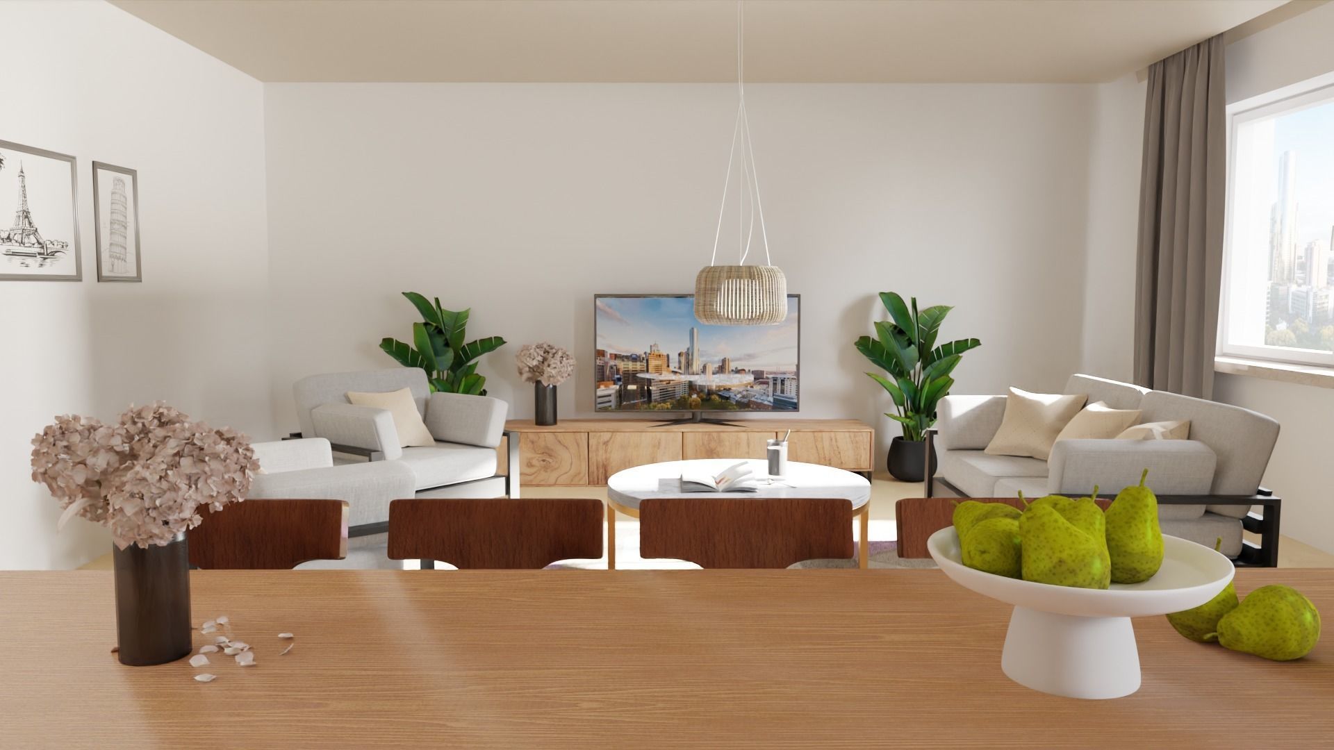 Modern kitchen 3D model_4