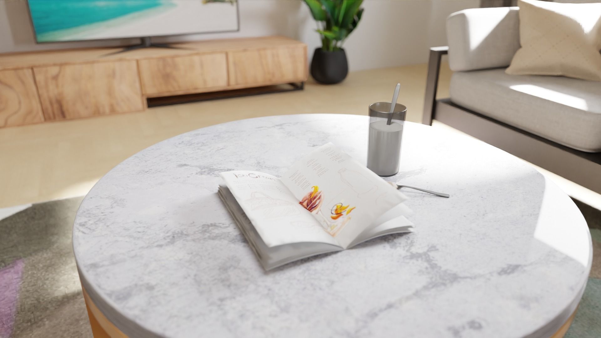 Modern kitchen 3D model_6