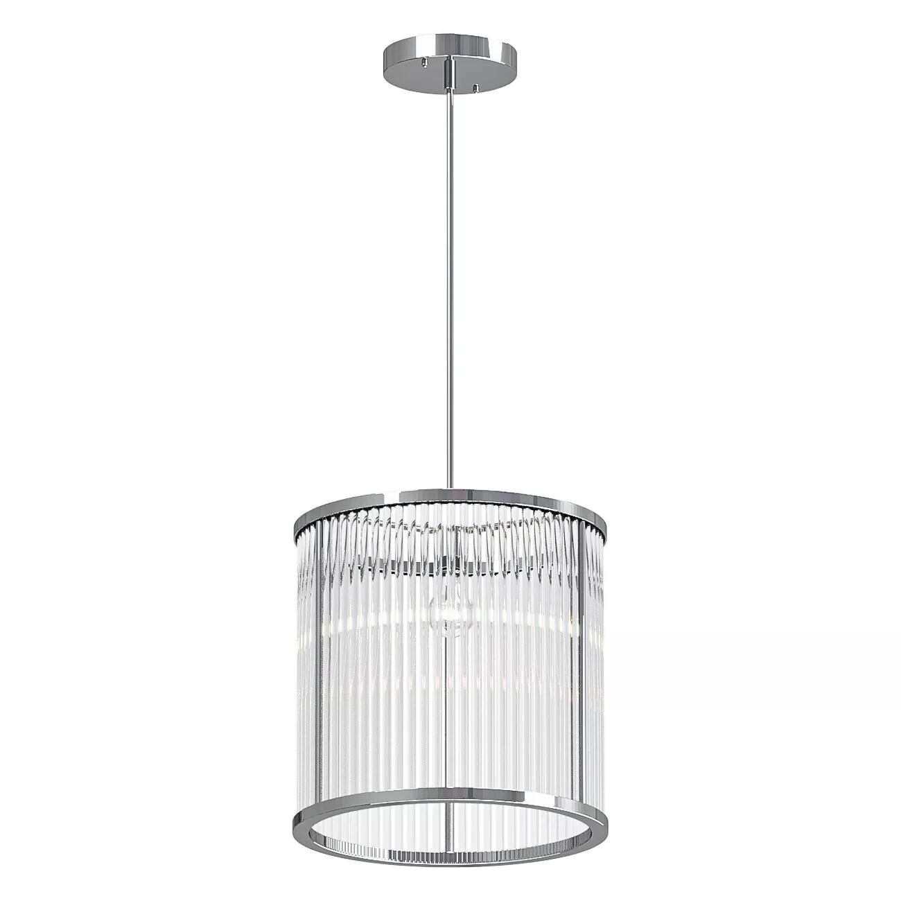 Chandelier Glass Drum by Romatti Silver 3D model