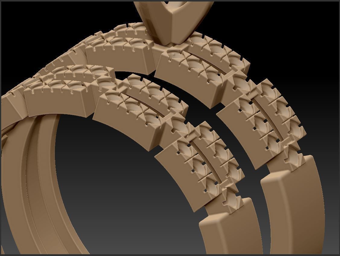 Engagement ring A 3D print model_7