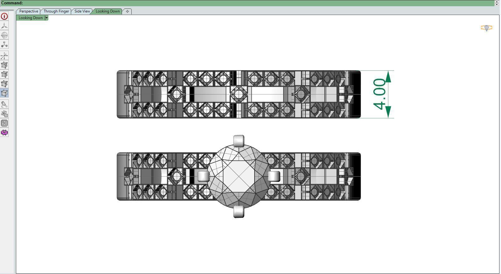 Engagement ring A 3D print model_4