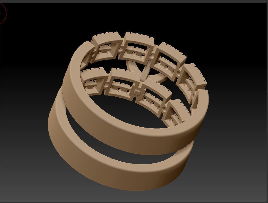 Engagement ring A 3D print model_9