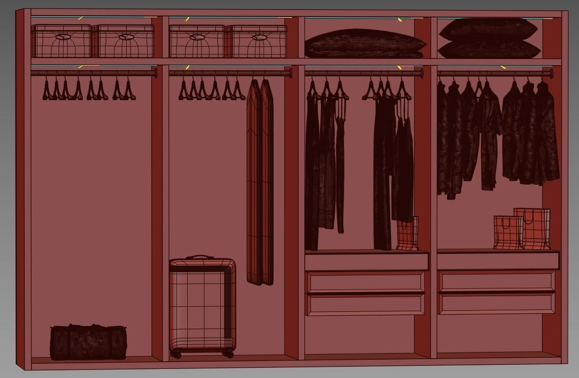 Bedroom shell vol 3 3D model_10