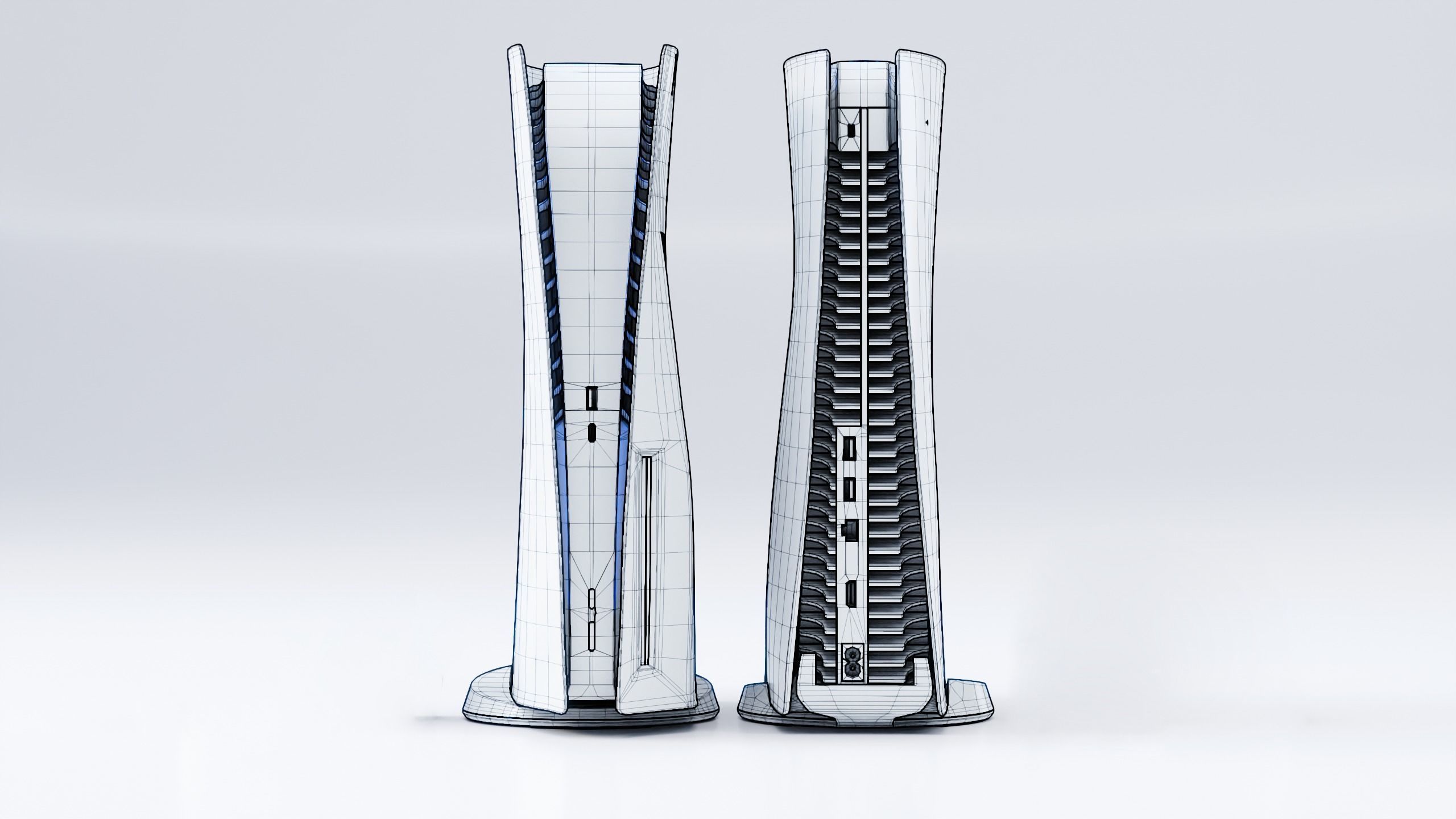 Sony PlayStation 5 Console 3D model_1