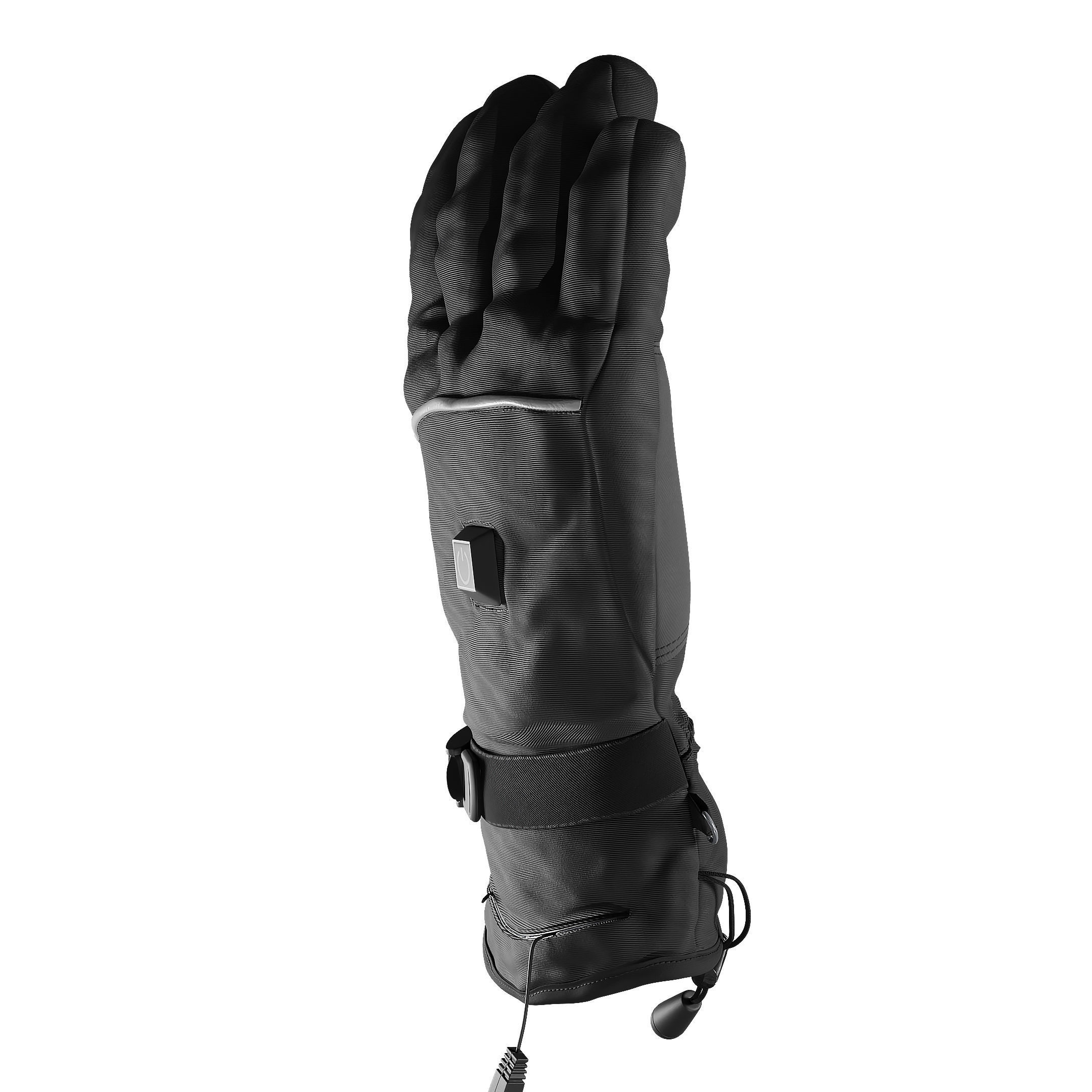 realistic glove heated gloves for motorcycles and snowmobiles Low-poly 3D model_1