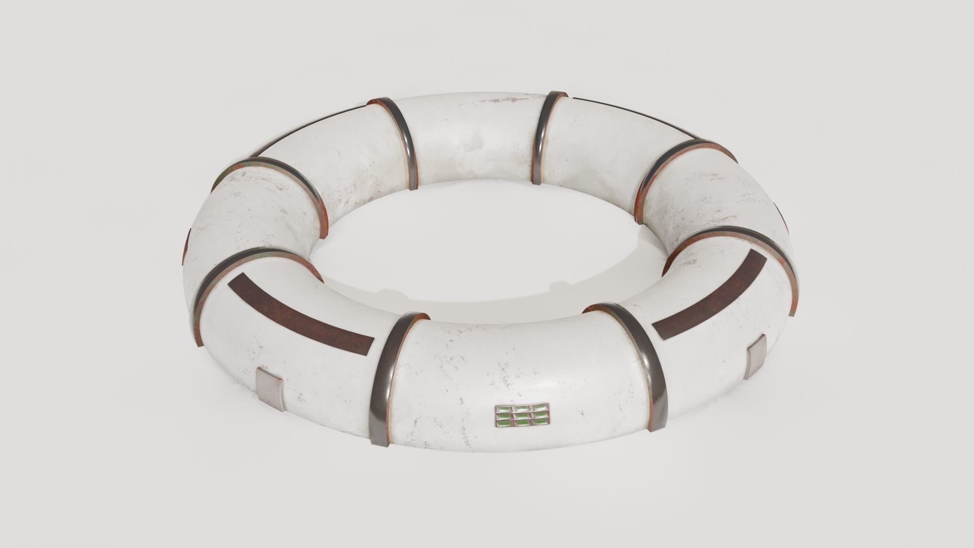 Mars module Low-poly 3D model_9