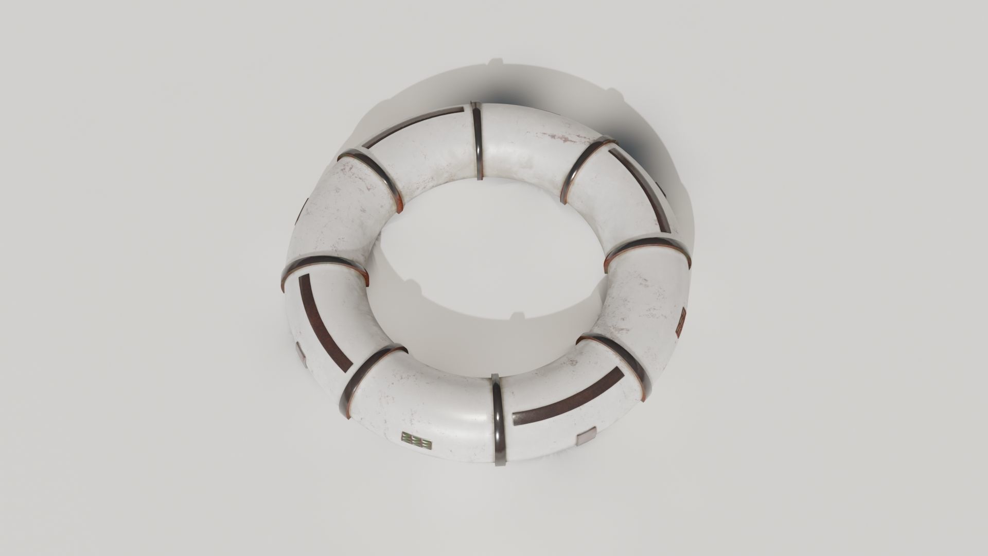 Mars module Low-poly 3D model_14