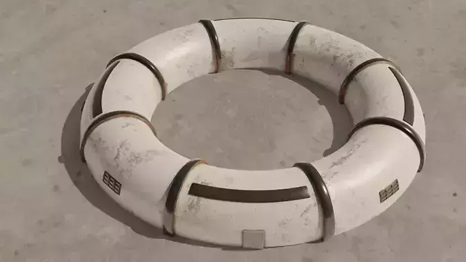 Mars module Low-poly 3D model