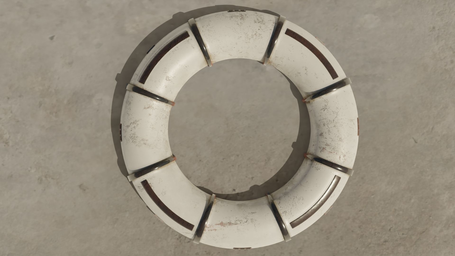 Mars module Low-poly 3D model_19