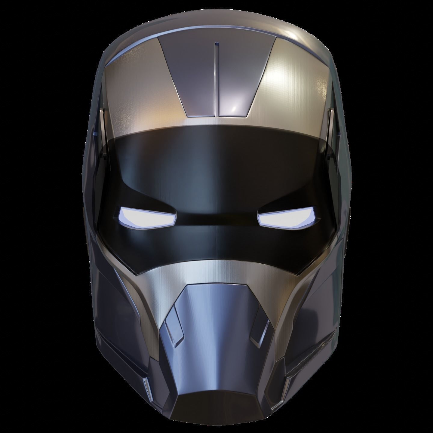 Ironman Mark 40 Shotgun Helmet 3D Print Model with Inner Detail 3D print model_5