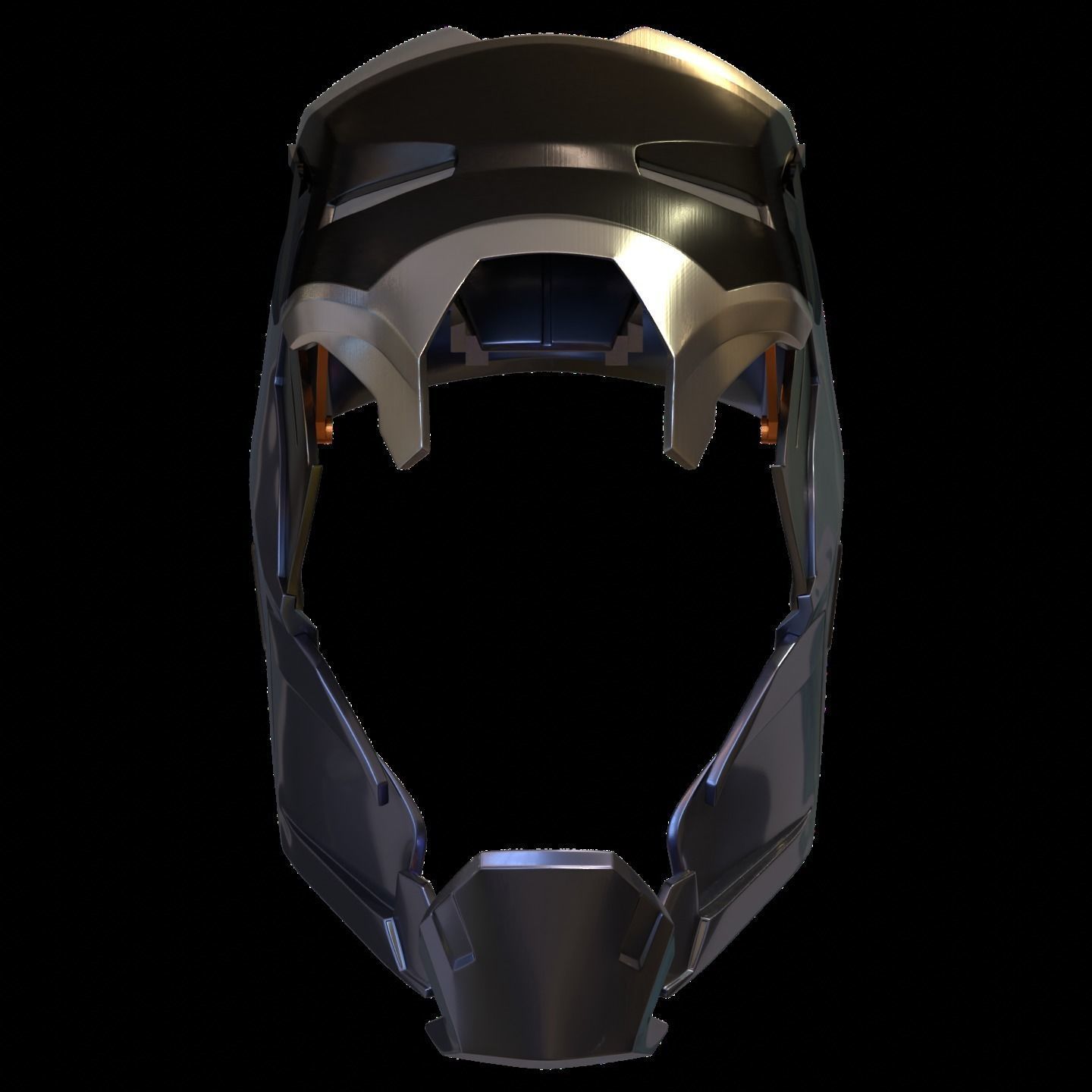 Ironman Mark 40 Shotgun Helmet 3D Print Model with Inner Detail 3D print model_9